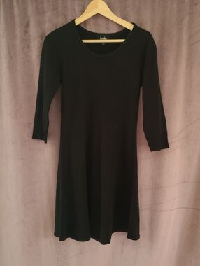By & By black sweater dress- size small